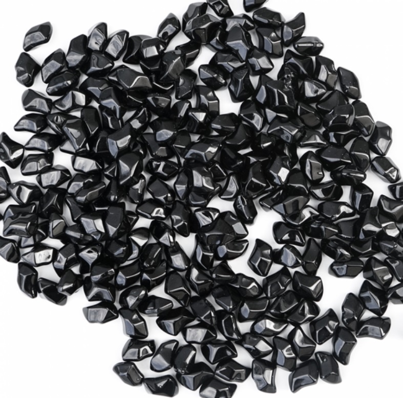 Drzwiczki żeliwne chlebowe  DCHP4 Kamyki ozdobne FIRE GLASS krysztal czarny 2 - Drzwiczki żeliwne chlebowe  DCHP4